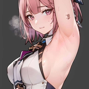 [崩壊:スターレイル][エロ画像]アスターの脇(ワキ)でペ〇スを擦ったよ～♪