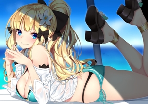 【二次元】ポニーテールが魅力的な美少女のエロ画像 Part.9 50枚