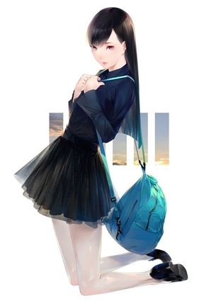 【制服】制服美少女の二次元エロ画像＆イラスト Part37