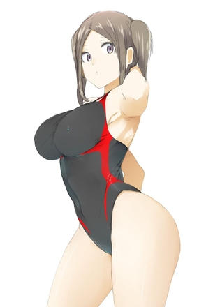 【２次】競泳水着姿の女の子のエロ画像その２８