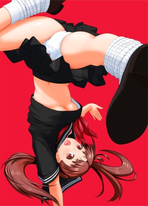 はしたない！人目も憚らず大胆開脚パンチラパンモロ娘！　その２