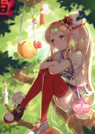 見てるだけで幸せになれるエルフのえるの無料エロ画像まとめ！(バーチャルyoutuber)