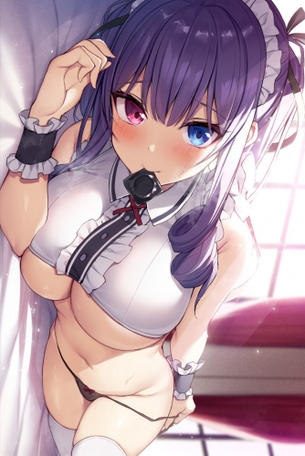 【非・微エロ】日曜日の紫髪美少女画像まとめ その２０３