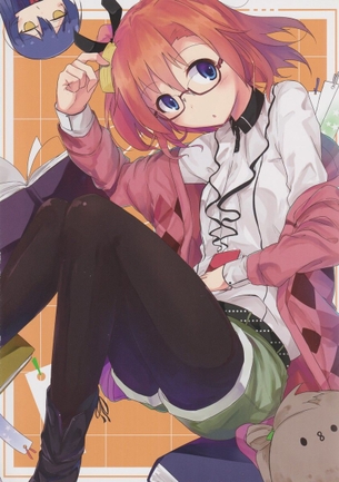 【メガネ女子】インテリ文系メガネ女子の萌え画像集【二次萌え画像】