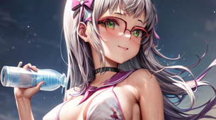 [勝利の女神:NIKKE] ネオン：ブルーオーシャン(水着ネオン)の二次エロ画像＆エロイラスト 50枚まとめ