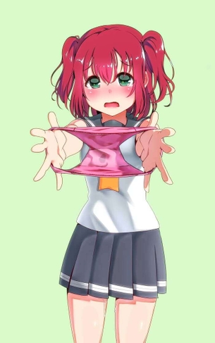 [ラブライブ!][エロ画像]黒澤ルビィの使用済みパンツを買い取ったよ～♪