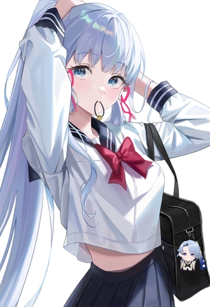 【二次エロ】原神の白鷺の姫君、神里綾華の可憐な画像まとめ！No.08【20枚】
