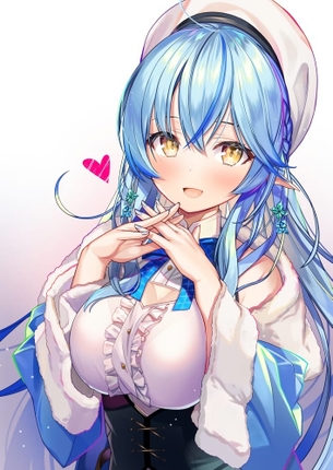 【二次元】青髪美少女のエロ画像 Part.10 50枚