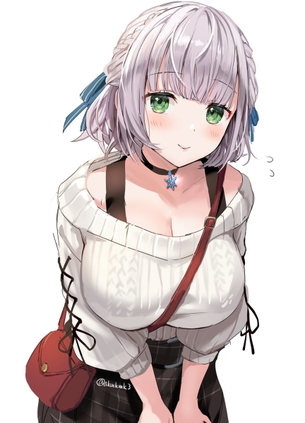 【二次】巨乳女子の着衣おっぱいが際立つパイスラッシュ画像