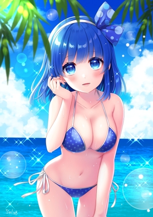 【非・微エロ】水曜日の青髪美少女画像まとめ その２４２