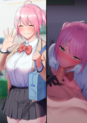 【二次】普通時とエッチ時のギャップがエロすぎる比較2コマ系エロ画像まとめ Part2