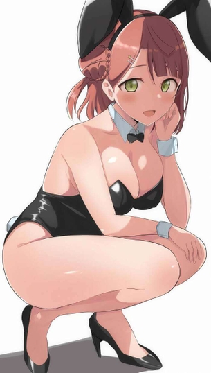 [ラブライブ!][エロ画像]上原歩夢のエッチなバニーコスでシコったよ～♪