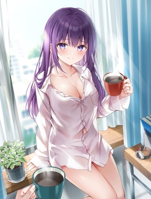 【非・微エロ】日曜日の紫髪美少女画像まとめ その２４１