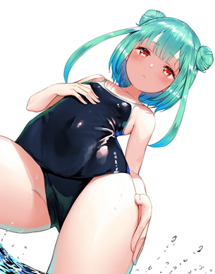 【二次】スクール水着にベストマッチなちっぱい女子の画像【貧乳】