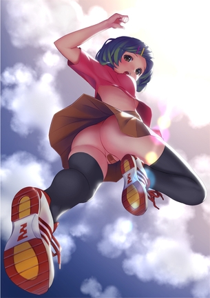 女の子のスカートの中を下から覗くアングル！　その４