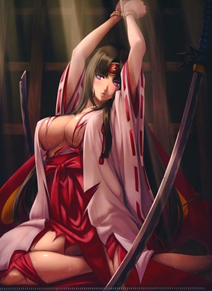 【二次元】可愛い巫女さんのエロ画像 Part.10 50枚