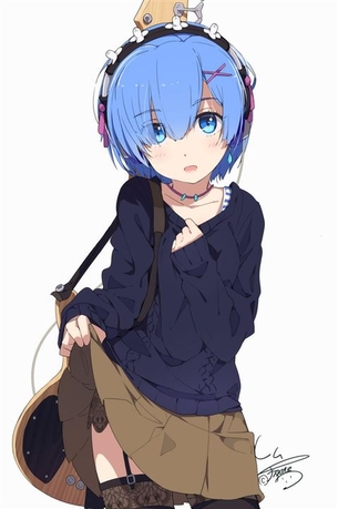 【青髪】青髪の美少女の二次元エロ画像＆イラスト Part26