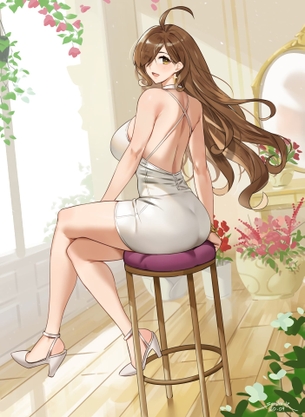 【二次元】綺麗な背中を見せる女の子のエロ画像 Part.9 50枚