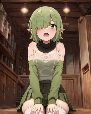 【非・微エロ】木曜日の緑髪美少女画像まとめ　その１９７