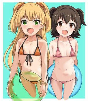 【二次】ほとんど見えるマイクロビキニを着ている女の子の画像まとめ その4【44枚】