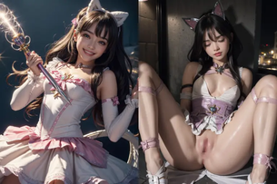 魔法少女ヒロインエロ画像100枚まとめ！また負けちゃった…けど次は頑張るね！ [AI Generated]