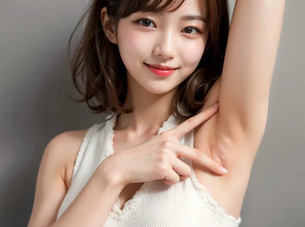 リアル・実写風の腋(脇)エロ画像を厳選50枚まとめ！ [AI Generated]