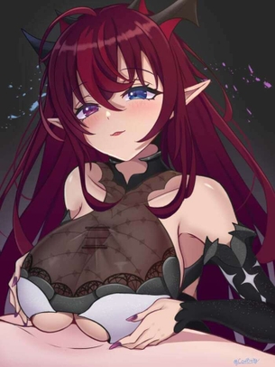 [ホロライブ][エロ画像]IRySのパイズリで射精したよ～♪