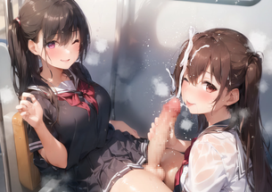 二次ふたなりレズエロ画像厳選50枚！_part2 [AI Generated]