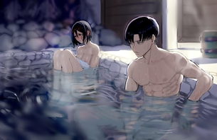 【エロ】温泉に入ってる女の子達の二次エロ画像２４【お風呂・温泉】