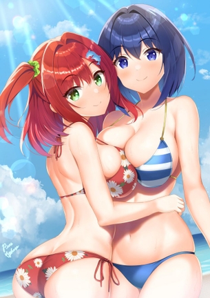 【非・微エロ】仲が良すぎるほほえま百合画像詰め合わせ その６