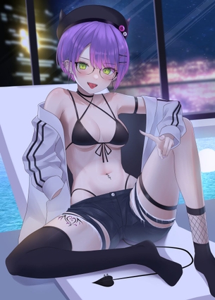 【二次エロ】Hな目でしか見られないエロすぎる水着女子の二次エロ画像 その4