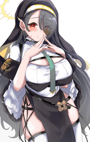 若葉ヒナタの悩殺必死のセクシーポーズのエロ画像！【ブルーアーカイブ】