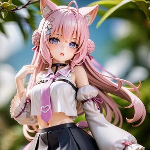 【画像】ホロライブVTuberのフィギュア風AIイラストみて