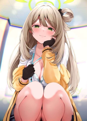 [ブルアカ][エロ画像]十六夜ノノミがセッ〇スアピールしてきたよ♪