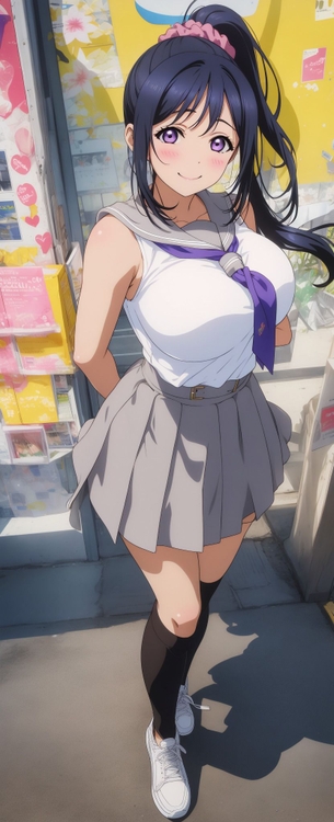 『stable-diffusion』【ラブライブ！】Aqours松浦果南ちゃんのAIエロ画像を大量作成