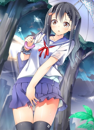 【二次元】ニーソックスを履いた美少女達のエロ画像 Part.7 50枚
