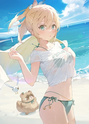 【２次】紐パンを着用した女の子のエロ画像その３７
