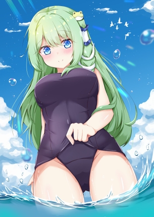 【非・微エロ】木曜日の緑髪美少女画像まとめ その２３０