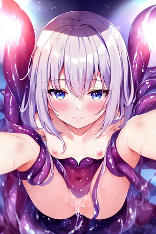 【エロ】触手に捕まり大ピンチな女の子エロ画像まとめ その６