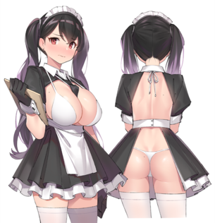 【二次】背中の開いた服ってクッソエロいよな…【エロ画像】