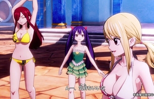 ゲーム『フェアリーテイル』女の子たちがエロい水着姿になってるエロシーンなど！