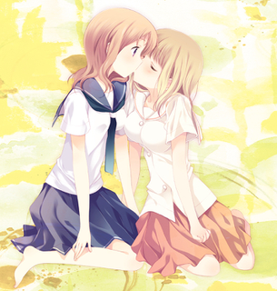 女同士でイチャイチャしちゃってるいかがわしすぎる関係な二次百合エロ画像