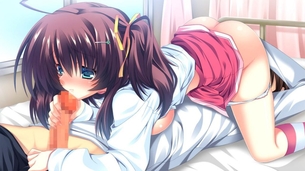 慣れない手つきでおちんちんシコシコしてくれる手コキ少女の二次エロ画像はいかが？