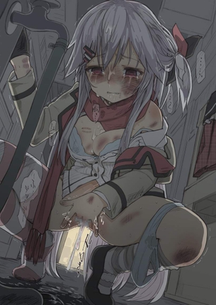 膣内に精子強制中出しされちゃって泣いてる痛々しい女の子のレイプ二次エロ画像