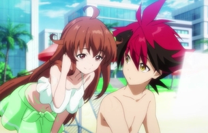 アニメ『シャドウバース』13話で女の子のエロい水着姿やえっちなおっぱいのお姉さんなど！