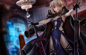 『フェイト/グランドオーダー』セイバーオルタのエロい水着の第三再臨姿のエロフィギュア！