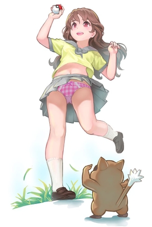 【2次】下から覗いてるローアングル視点のエロ画像その14