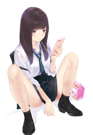 【2次】太ももが綺麗な女の子のエロ画像その15