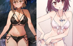 『ライザのアトリエ2』『ソフィーのアトリエ』ライザとソフィーのムチムチエロ水着イラストグッズ