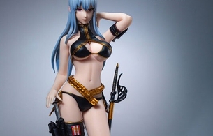 『戦場のヴァルキュリア』セルベリアのエロい水着姿でエロポーズ取り放題のエロフィギュア